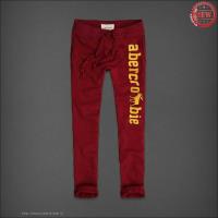 heren abercrombie and fitch moose logo elastisch sweatpants rood geel Kleren Ontwerpen 2gr4s258